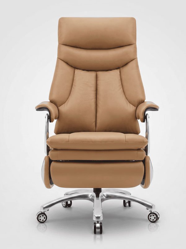 Premium Leather Office Chair with Adjustable Height